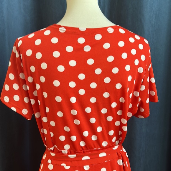 ☀️🆕BohoMaxi “Cinnamon” PolkaDot WrapDress NWT☀️ - Picture 9 of 17